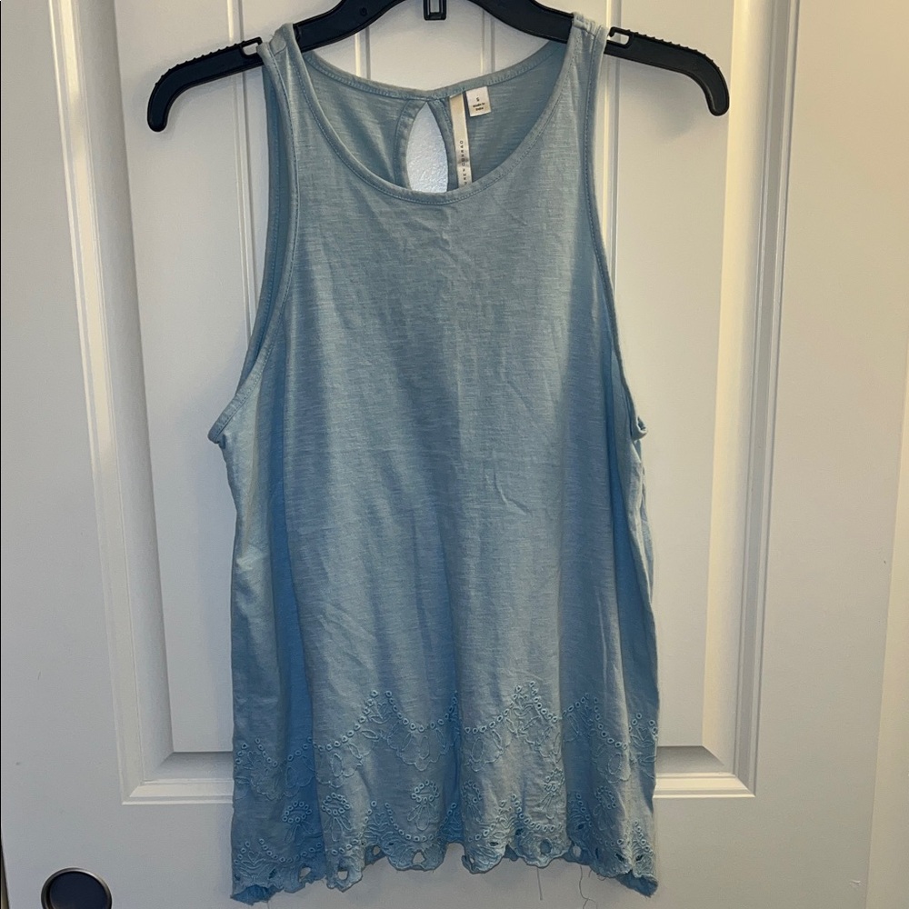 LC Lauren Conrad Light Blue Tank Top